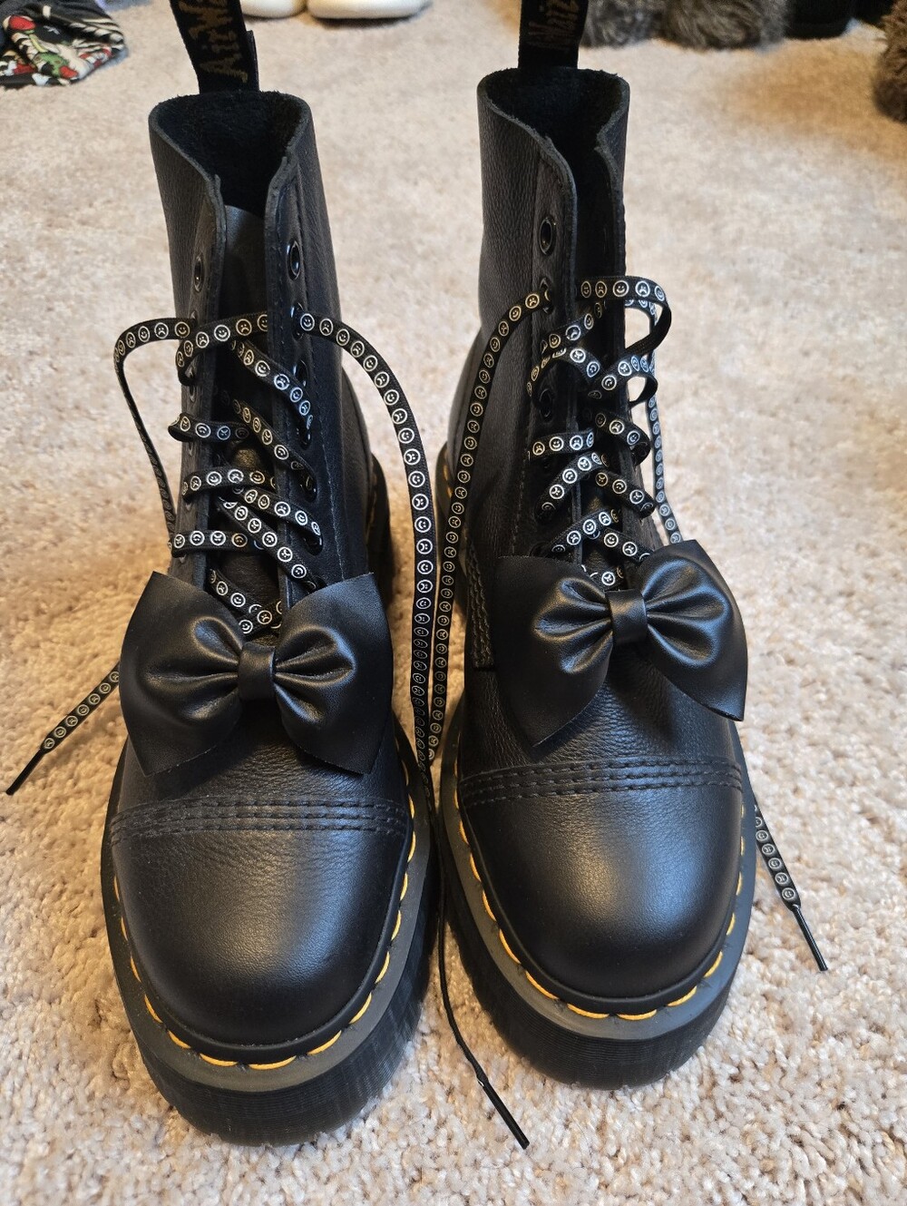 NWOB! Dr Martens Sinclair LAZY OAF- HAPPY SAD Platform Boots. Size 8 MAKE OFFER! - Picture 2 of 9